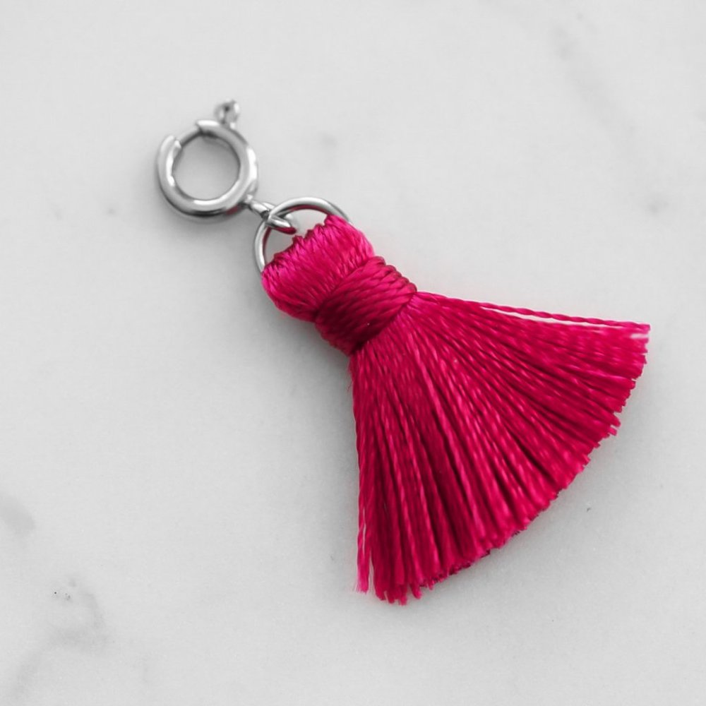 Maker Collection Silver Cosmo Tassel Charm